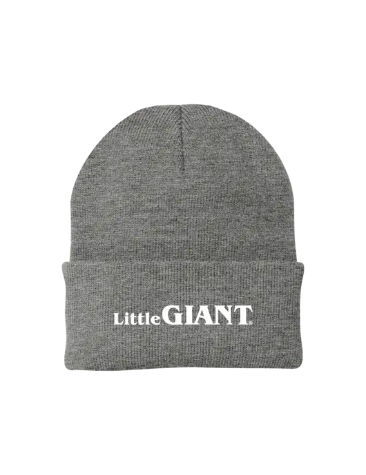 Medium Grey Heather Knit Cap w/Little Giant Logo