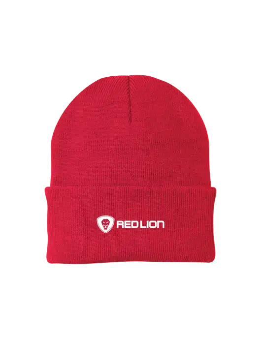 Red Knit Cap w/Red Lion Logo