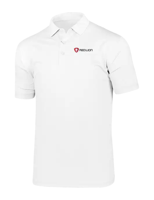 Callaway Vibrant Bright White Ventilated Polo w/Red Lion Logo
