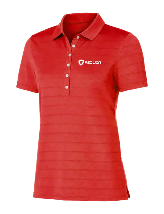 Callaway Womens Red Ventilated Polo w/Red Lion Logo