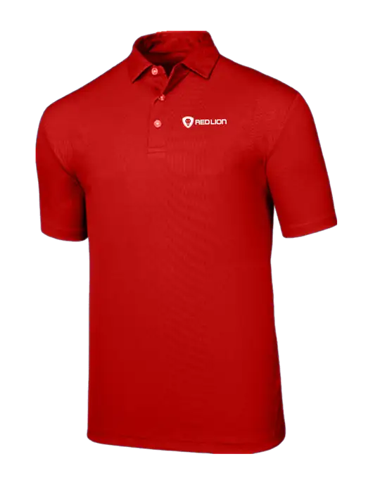 Callaway Birdseye Red Polo w/Red Lion Logo