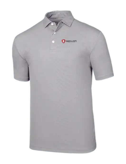 Callaway Birdseye Light Grey Polo w/Red Lion Logo