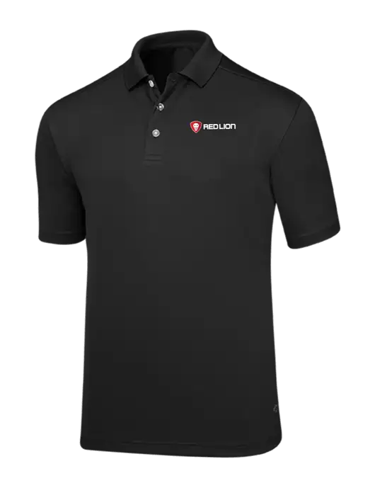 Callaway Core Black Performance Polo w/Red Lion Logo