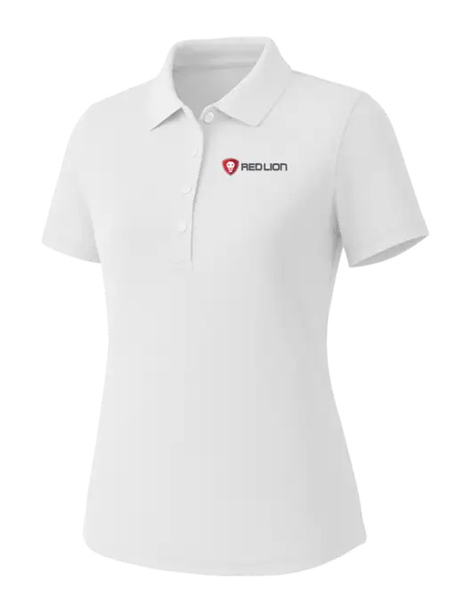 Callaway Womens Core Bright White Performance Polo w/Red Lion Logo
