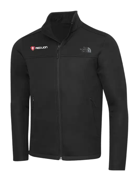 North Face Black Ridgewall Soft Shell Jacket w/Red Lion Logo