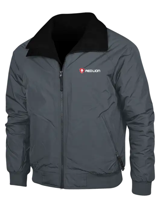 Dark Grey/Black Classic Challenger Jacket w/Red Lion Logo